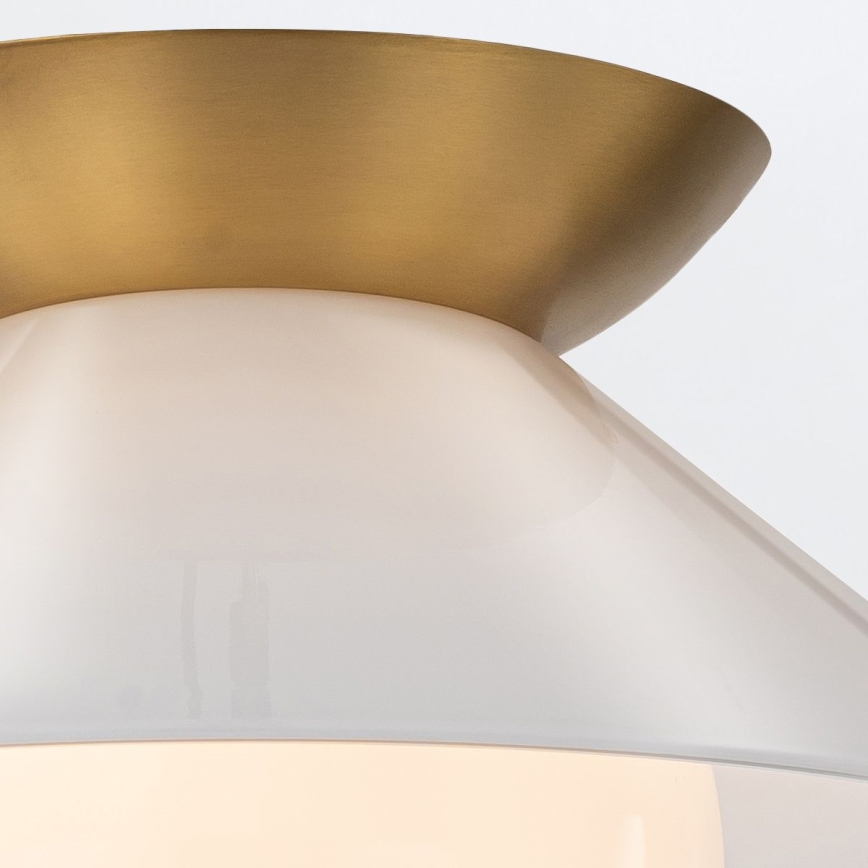 Quintiesse - Lámpara de techo SAUCER 1xE27/40W/230V Ø 36,6 cm dorada