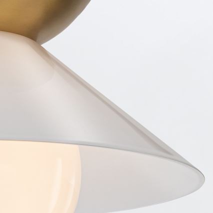 Quintiesse - Lámpara de techo SAUCER 1xE27/40W/230V Ø 36,6 cm dorada