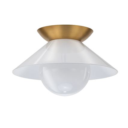 Quintiesse - Lámpara de techo SAUCER 1xE27/40W/230V Ø 36,6 cm dorada