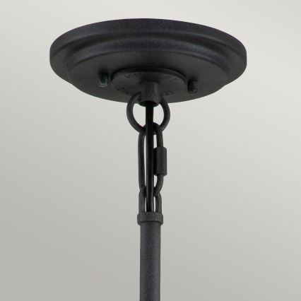 Quintiesse - Lámpara de techo con barra SILAS 6xE27/60W/230V Ø 72,3 cm negro/dorado