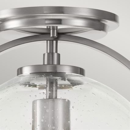 Quintiesse - Lámpara de techo SOMERSET 1xE27/60W/230V Ø 28,2 cm cromo mate