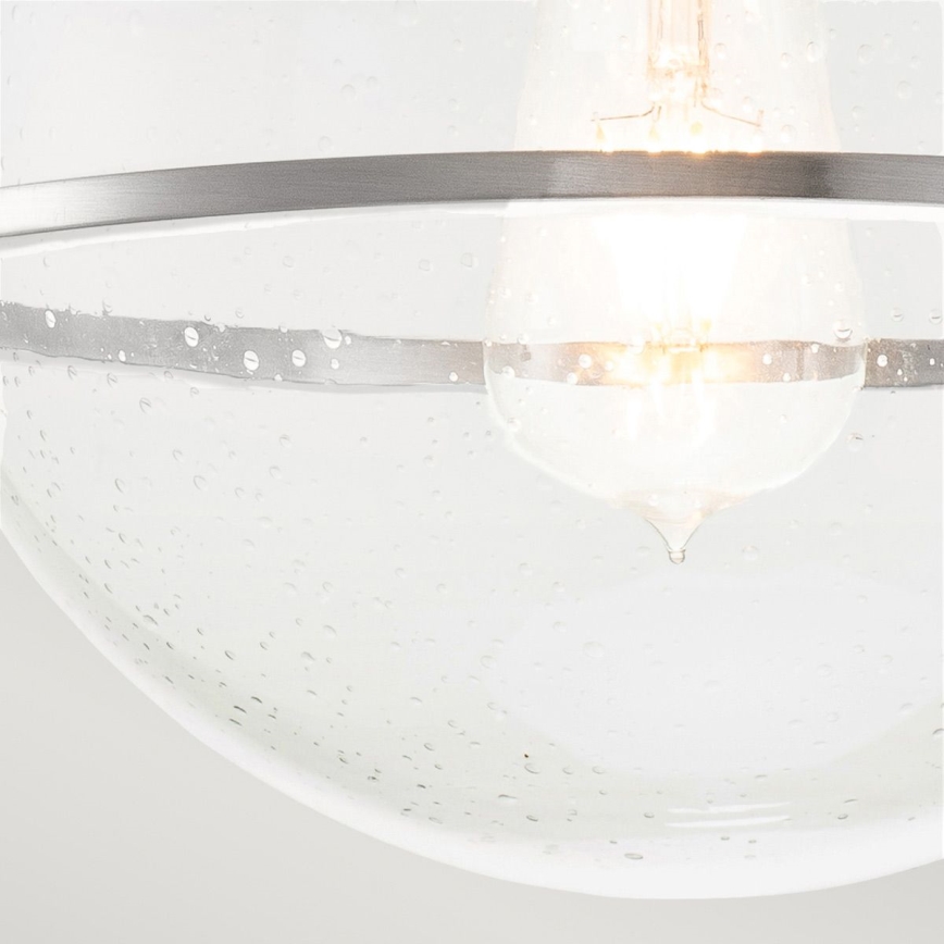 Quintiesse - Lámpara de techo SOMERSET 1xE27/60W/230V Ø 28,2 cm cromo mate