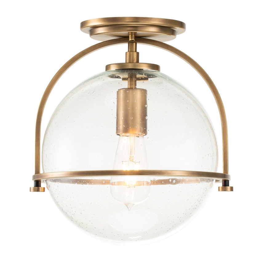 Quintiesse - Lámpara de techo SOMERSET 1xE27/60W/230V Ø 28,2 cm dorada