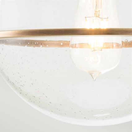 Quintiesse - Lámpara de techo SOMERSET 1xE27/60W/230V Ø 28,2 cm dorada