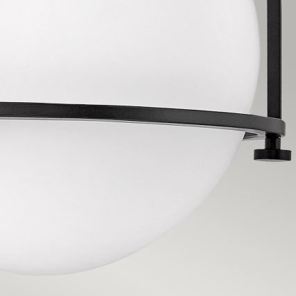 Quintiesse - Lámpara de techo SOMERSET 1xE27/60W/230V Ø 28,2 cm negra