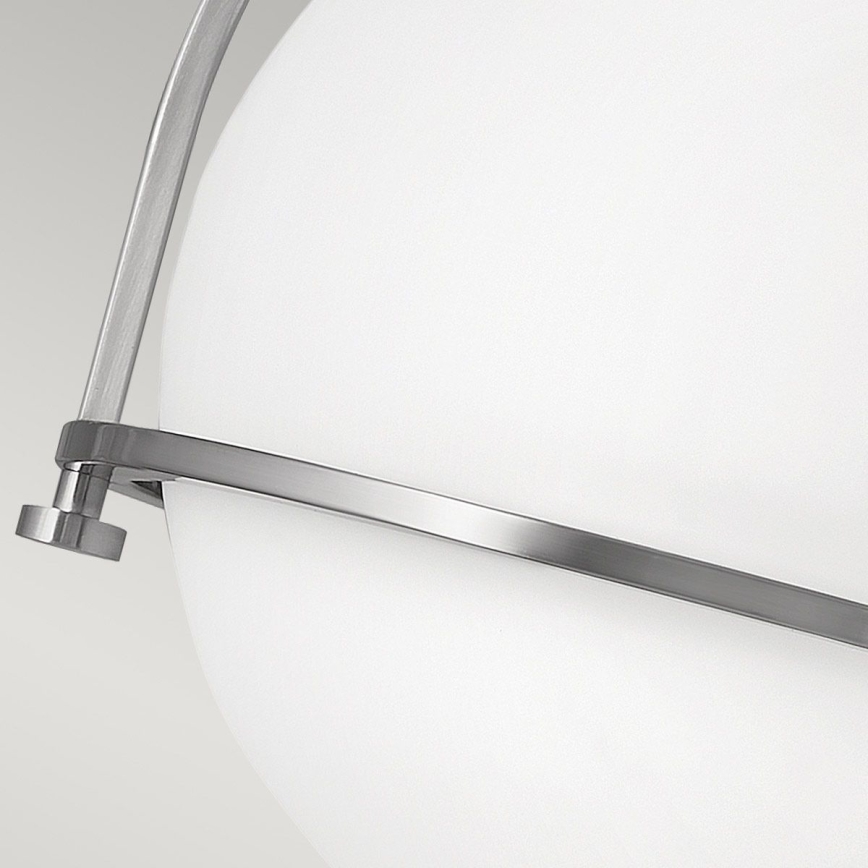 Quintiesse - Lámpara de techo SOMERSET 1xE27/60W/230V Ø 28,2 cm cromo mate