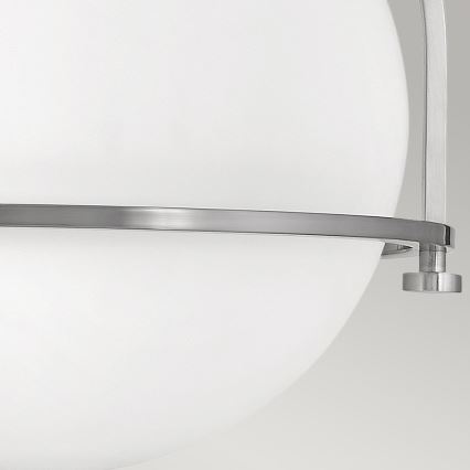Quintiesse - Lámpara de techo SOMERSET 1xE27/60W/230V Ø 28,2 cm cromo mate