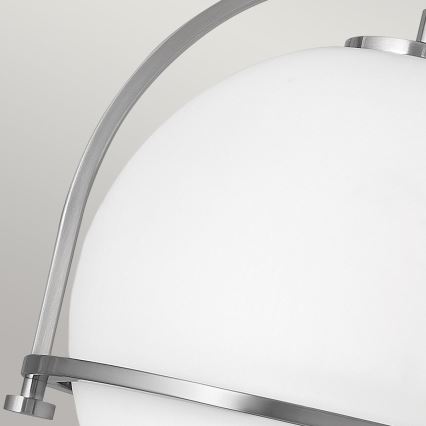 Quintiesse - Lámpara de techo SOMERSET 1xE27/60W/230V Ø 28,2 cm cromo mate