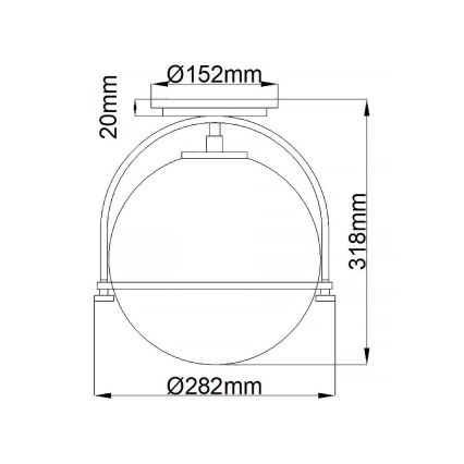 Quintiesse - Lámpara de techo SOMERSET 1xE27/60W/230V Ø 28,2 cm cromo mate