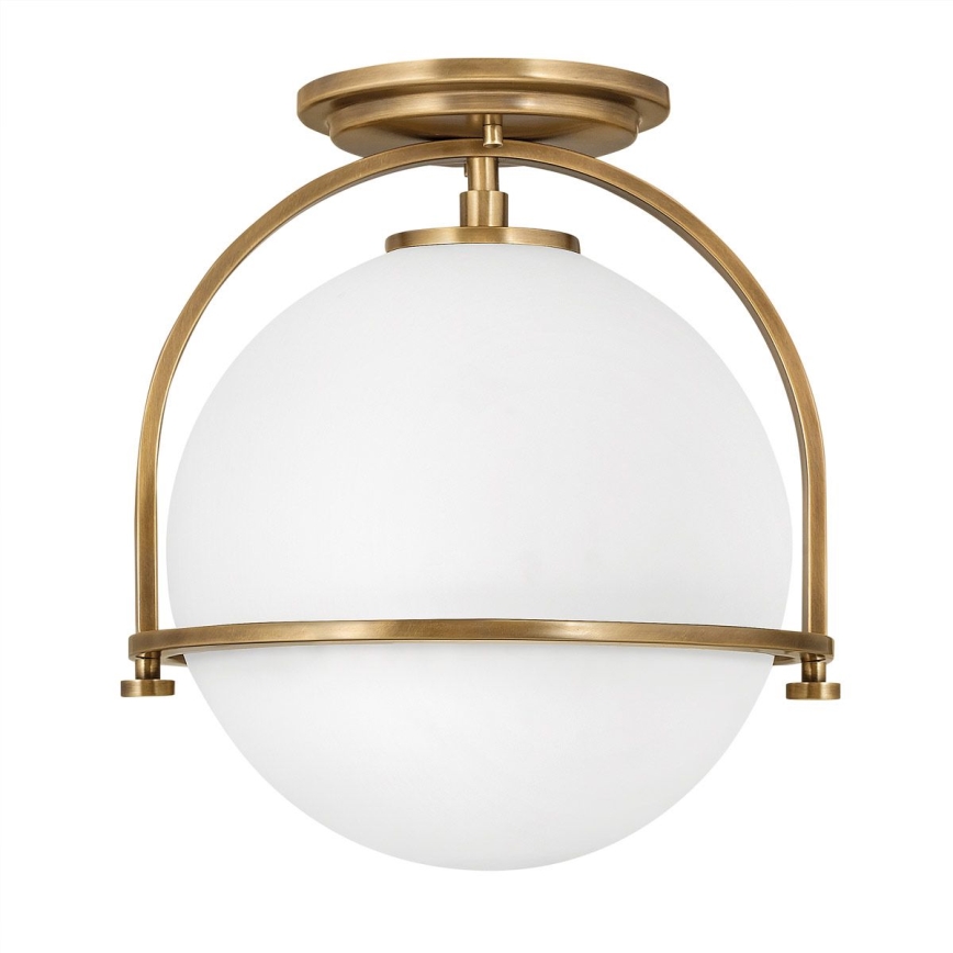 Quintiesse - Lámpara de techo SOMERSET 1xE27/60W/230V Ø 28,2 cm dorado