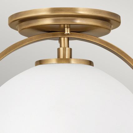 Quintiesse - Lámpara de techo SOMERSET 1xE27/60W/230V Ø 28,2 cm dorado