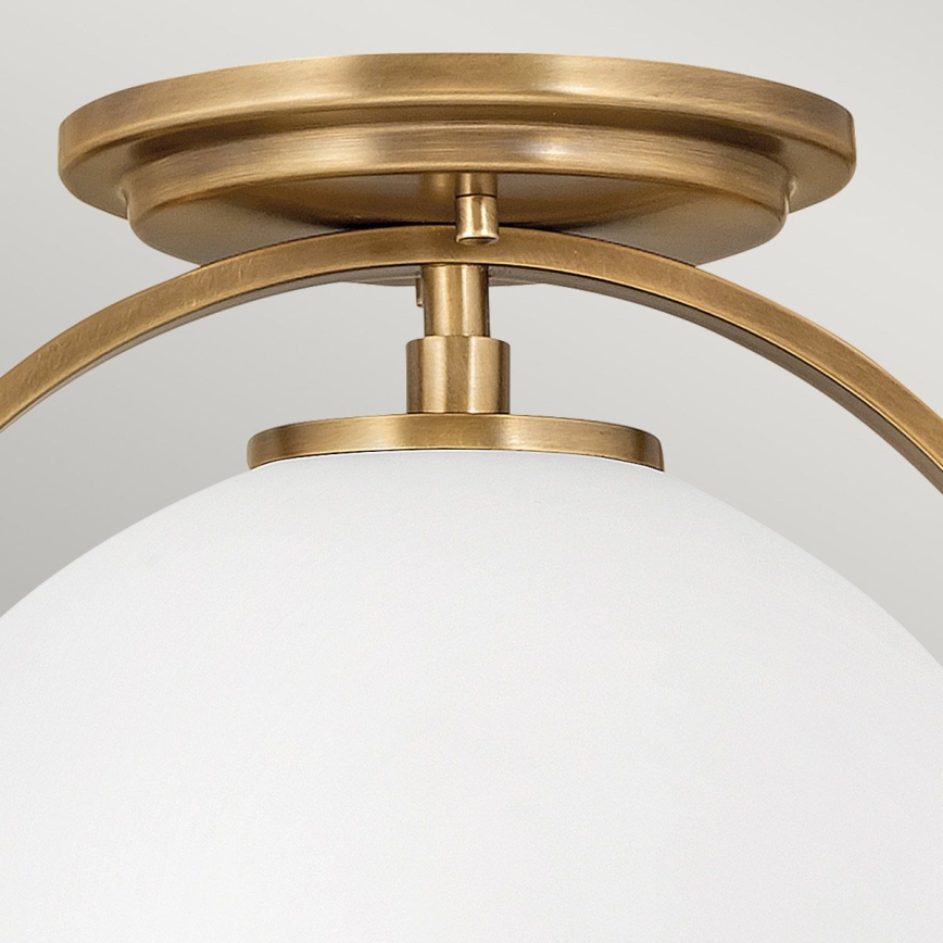 Quintiesse - Lámpara de techo SOMERSET 1xE27/60W/230V Ø 28,2 cm dorado