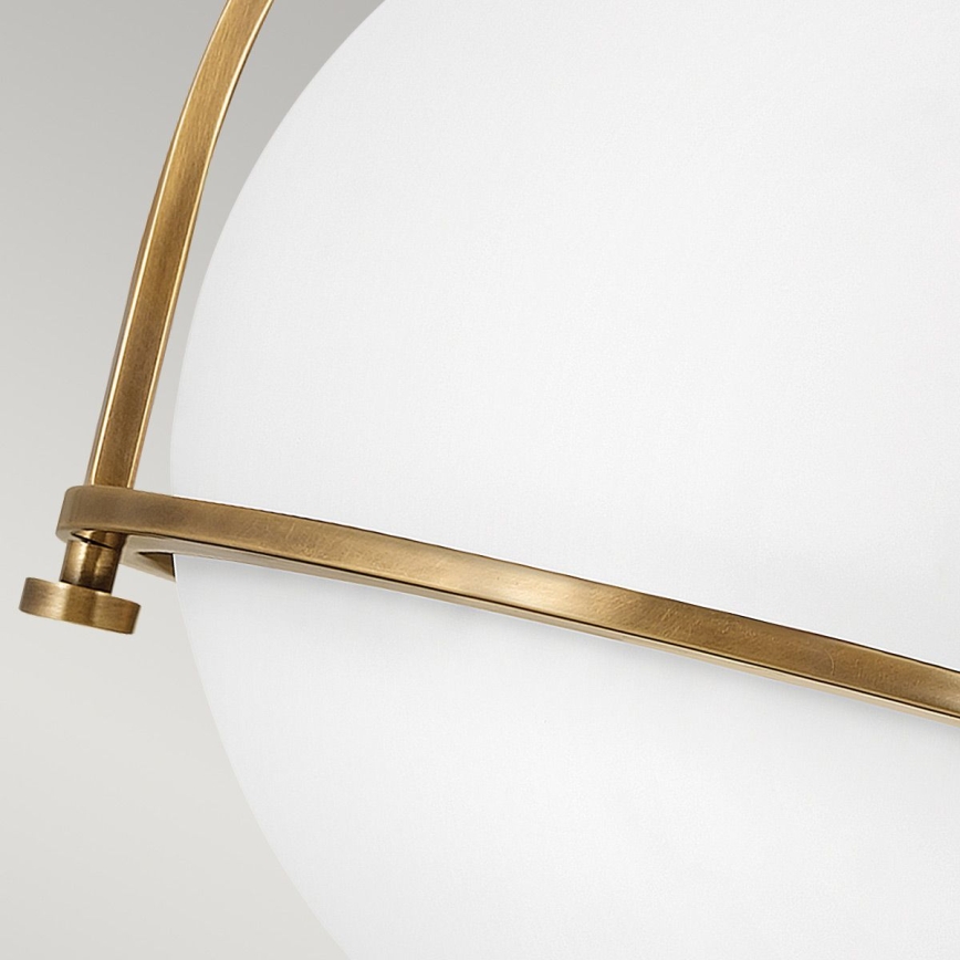 Quintiesse - Lámpara de techo SOMERSET 1xE27/60W/230V Ø 28,2 cm dorado