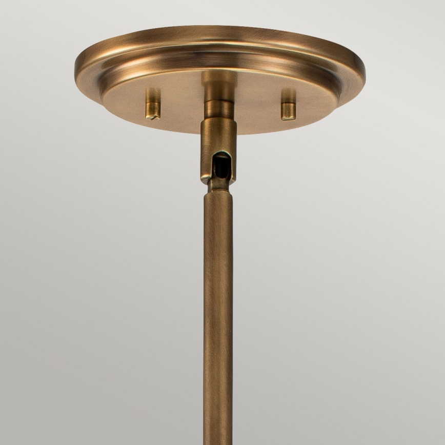 Quintiesse - Lámpara de suspensión con varilla SOMERSET 1xE27/60W/230V Ø 28,9 cm bronce