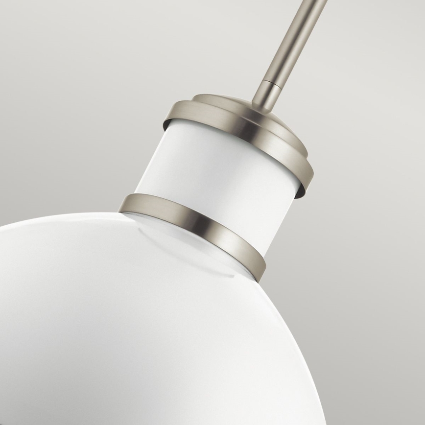 Quintiesse - Lámpara colgante con varilla TOLLIS 1xE27/40W/230V, Ø 40,8 cm, cromo mate