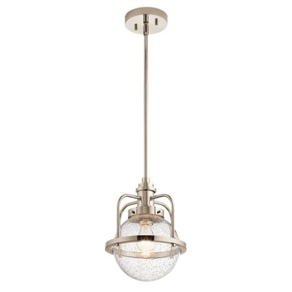 Quintiesse - Lámpara exterior de poste TRIOCENT 1xE27/40W/230V IP44, cromo brillante