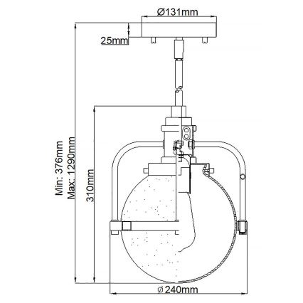 Quintiesse - Lámpara exterior de poste TRIOCENT 1xE27/40W/230V IP44, cromo brillante