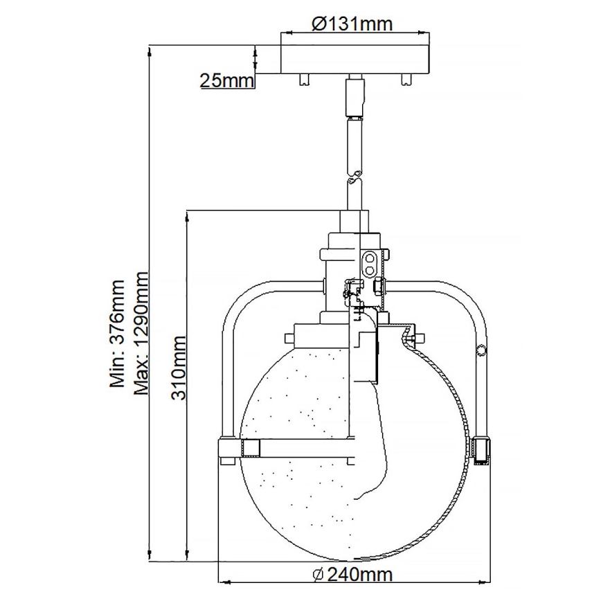 Quintiesse - Lámpara exterior de poste TRIOCENT 1xE27/40W/230V IP44, cromo brillante
