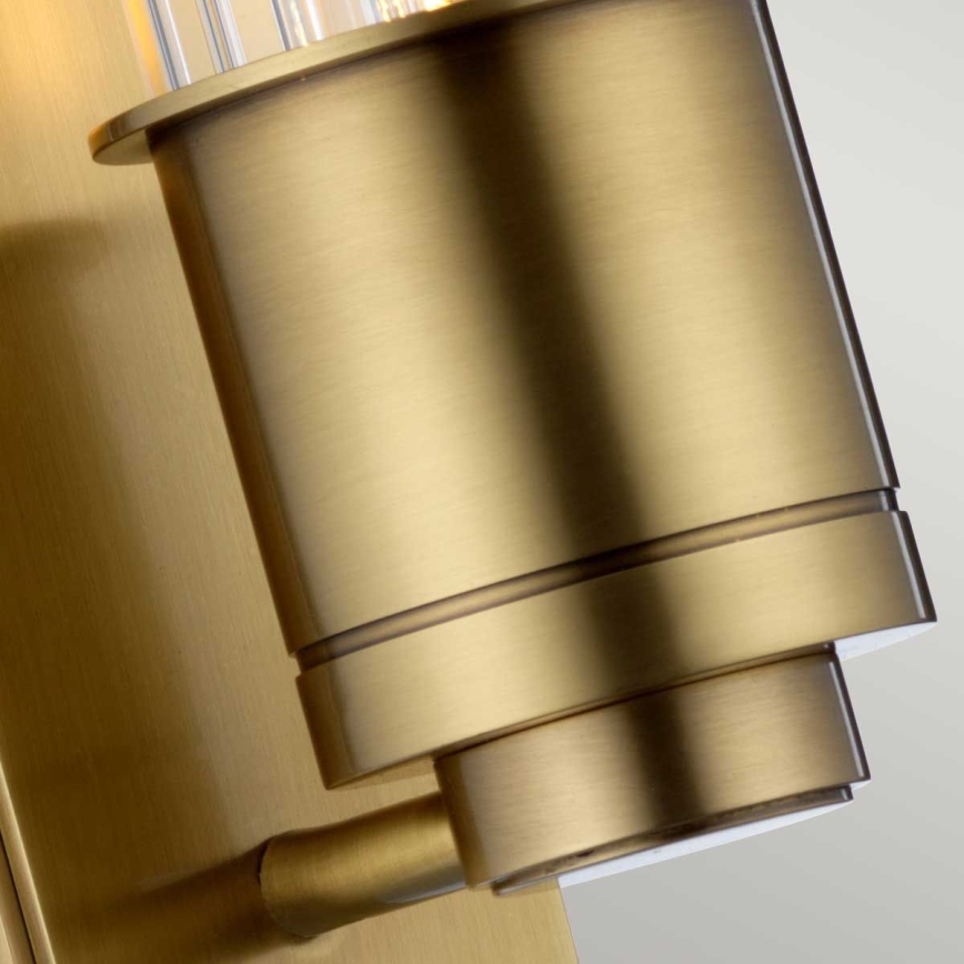Quintiesse - Aplique de pared para baño WELLINGTON 1xE27/60W/230V IP44 dorado