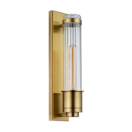 Quintiesse - Aplique de pared para baño WELLINGTON 1xE27/60W/230V IP44 dorado