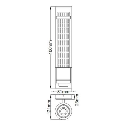 Quintiesse - Aplique de pared para baño WELLINGTON 1xE27/60W/230V IP44 dorado