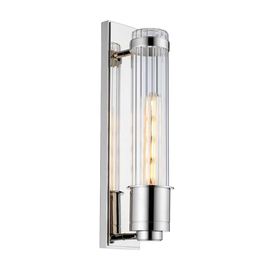 Quintiesse - Aplique de pared para baño WELLINGTON 1xE27/60W/230V IP44 cromo brillante