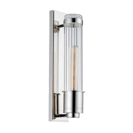 Quintiesse - Aplique de pared para baño WELLINGTON 1xE27/60W/230V IP44 cromo brillante