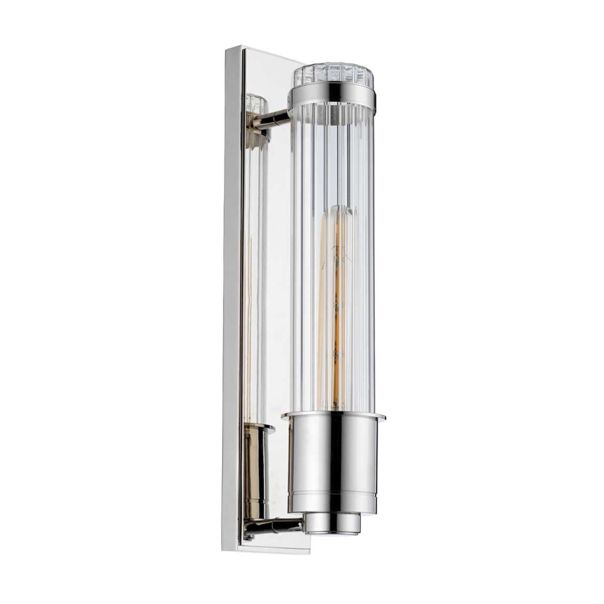 Quintiesse - Aplique de pared para baño WELLINGTON 1xE27/60W/230V IP44 cromo brillante