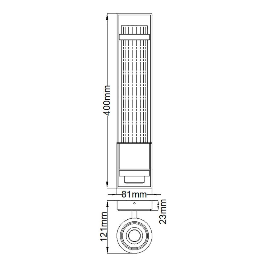 Quintiesse - Aplique de pared para baño WELLINGTON 1xE27/60W/230V IP44 cromo brillante