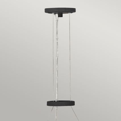Quintiesse - Lámpara colgante con cable WILLOW 6xE14/40W/230V Ø 61 cm oro/negro