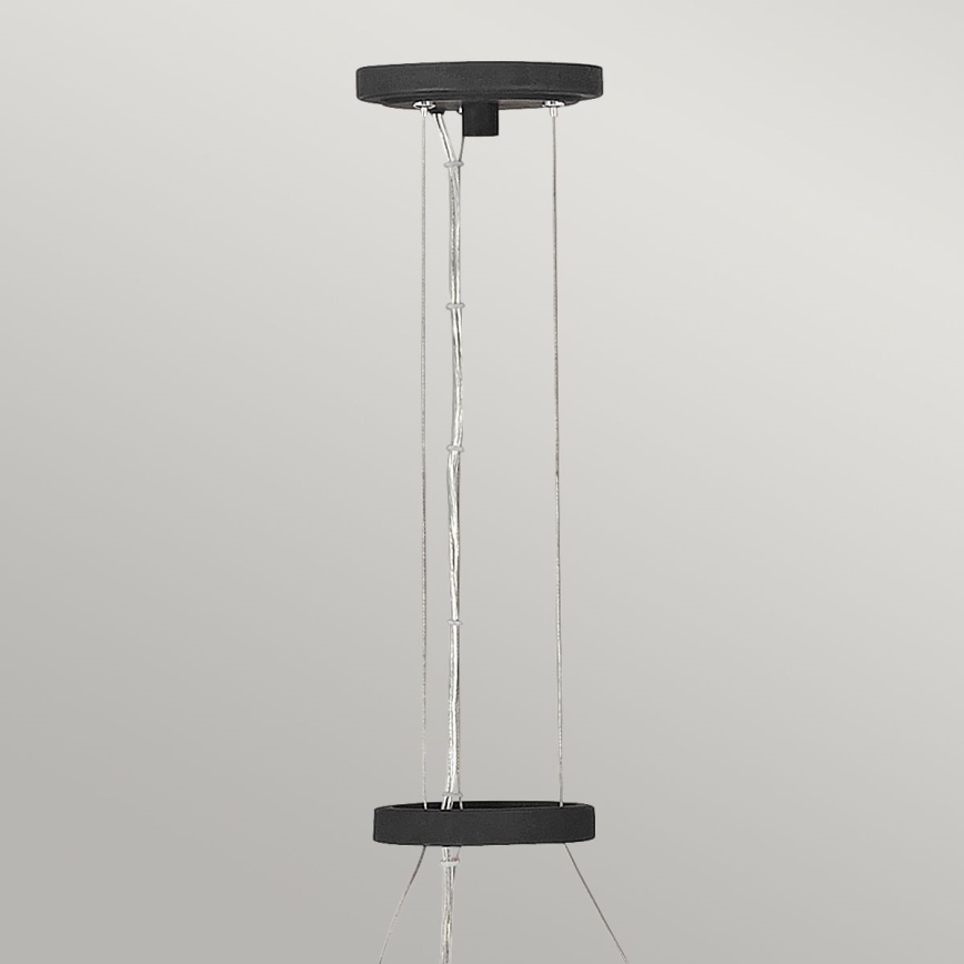 Quintiesse - Lámpara colgante con cable WILLOW 6xE14/40W/230V Ø 61 cm oro/negro