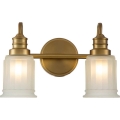 Quoizel - Aplique de pared LED para baño SWELL 2xG9/3W/230V IP44 dorado
