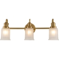 Quoizel - Aplique de pared LED para baño SWELL 3xG9/3W/230V IP44 dorado