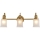 Quoizel - Aplique de pared LED para baño SWELL 3xG9/3W/230V IP44 dorado
