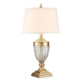 Quoizel - Lámpara de mesa DENNISON 1xE27/60W/230V dorado