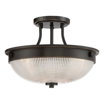 Quoizel - Lámpara de techo MANTLE 2xE27/60W/230V bronce