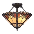 Quoizel - Lámpara de techo Tiffany CAMBRIDGE 2xE27/100W/230V