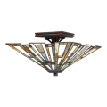 Quoizel - Lámpara de techo Tiffany MAYBECK 2xE27/60W/230V