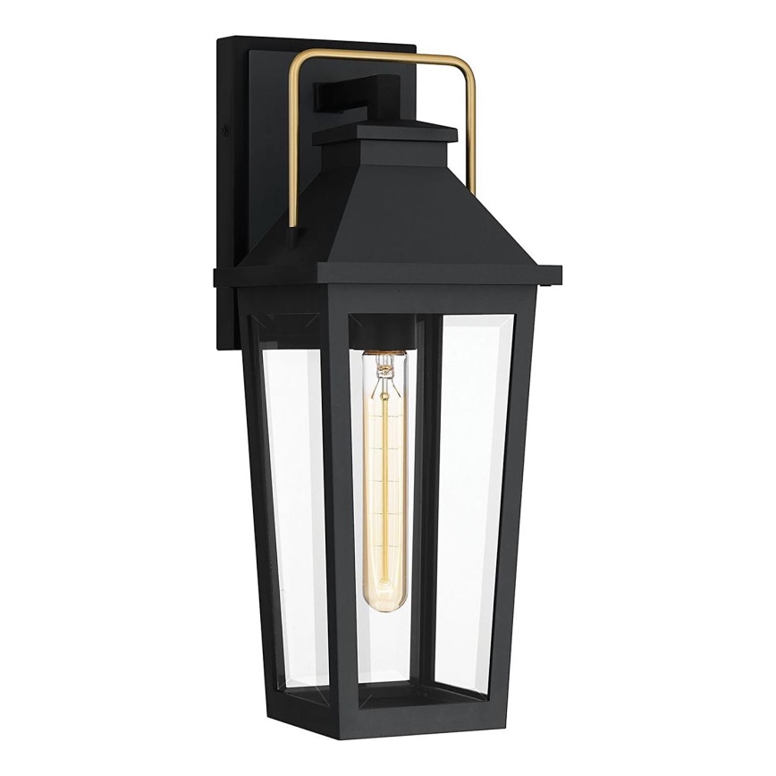 Quoizel - Lámpara de pared para exterior BUCKLEY M 1xE27/40W/230V IP44 negro