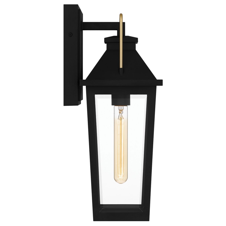 Quoizel - Lámpara de pared para exterior BUCKLEY M 1xE27/40W/230V IP44 negro