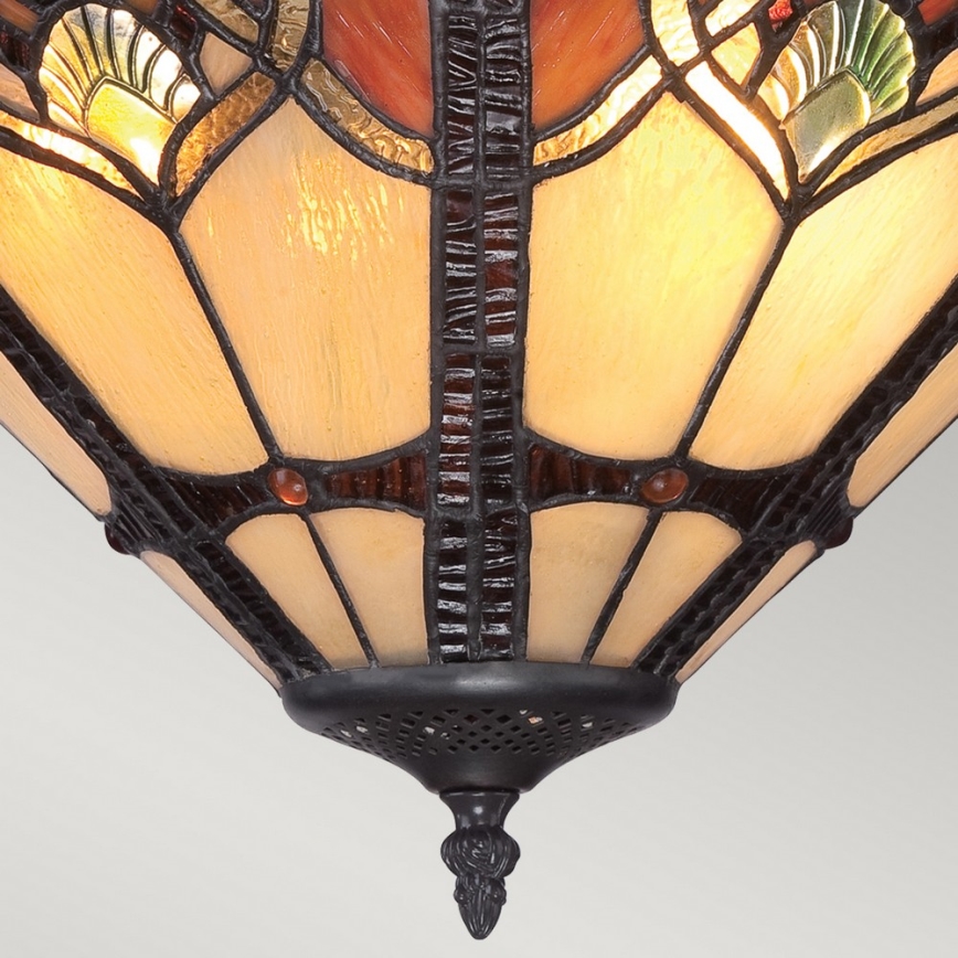 Quoizel - Lámpara de techo Tiffany CAMBRIDGE 2xE27/100W/230V