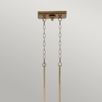 Quoizel - Lámpara colgante con cadena EMERY 3xE27/100W/230V latón