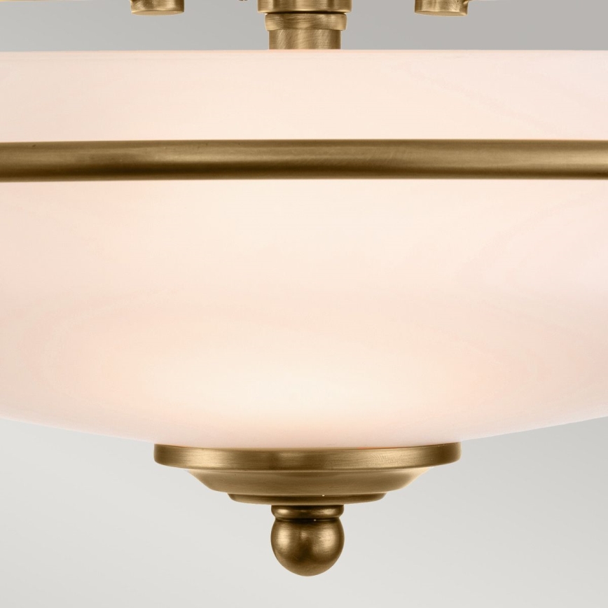 Quoizel - Lámpara de techo GRIFFIN 3xE27/60W/230V, acabado en bronce