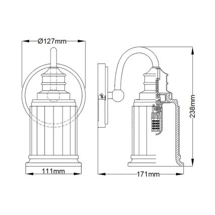 Quoizel - Aplique de pared LED para baño SWELL 1xG9/3W/230V IP44 cromo pulido