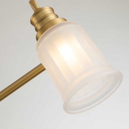 Quoizel - Aplique de pared LED para baño SWELL 3xG9/3W/230V IP44 dorado