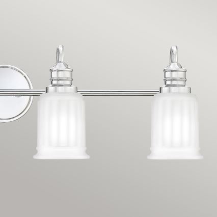 Quoizel - Aplique de pared LED para baño SWELL 4xG9/3W/230V IP44 cromo brillante