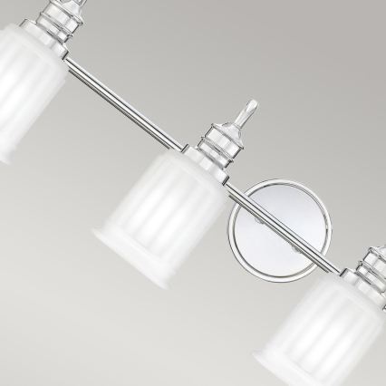 Quoizel - Aplique de pared LED para baño SWELL 4xG9/3W/230V IP44 cromo brillante