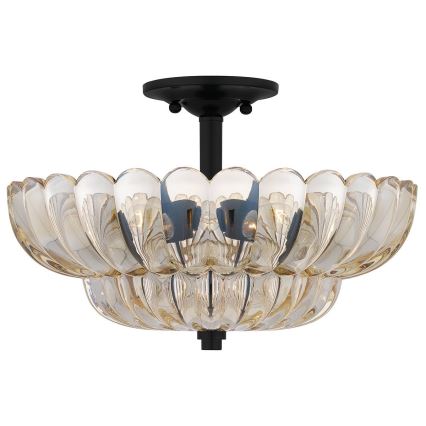 Quoizel - Plafón WHITECAP 4xE14/40W/230V diá. 39,5 cm