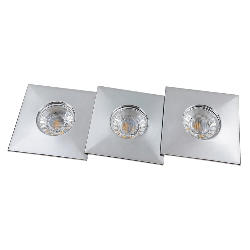 Rabalux 1079 - SET 3x Iluminación LED empotrada para el baño RANDY 3xLED/4W/230V