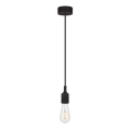 Rabalux 1412 - Lámpara colgante ROXY 1xE27/40W negra